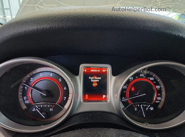 3C4PDCEG7JT253749 2018 DODGE JOURNEY Silver Սարքավորումների վահանակի տեսք