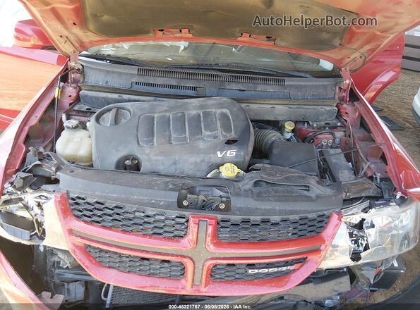 3C4PDCEG9GT218610 2016 DODGE JOURNEY Red Vista trasera