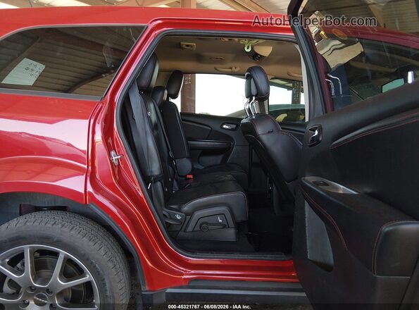 3C4PDCEG9GT218610 2016 DODGE JOURNEY Red Vista de la etiqueta del VIN
