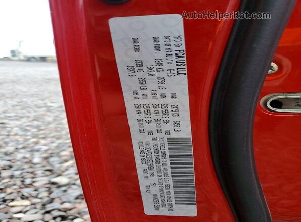 3C4PDCEGXGT230300 2016 DODGE JOURNEY Red 