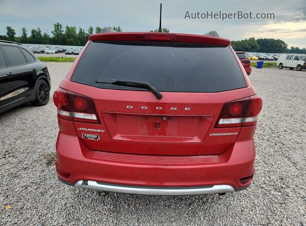 3C4PDCGB0HT621488 2017 DODGE JOURNEY Красный Вид сзади