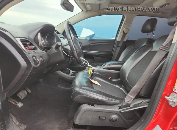3C4PDCGB0HT621488 2017 DODGE JOURNEY Красный Вид салона спереди