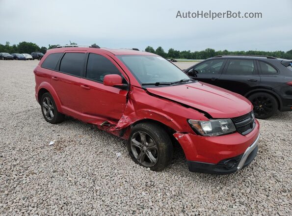 3C4PDCGB0HT621488 2017 DODGE JOURNEY Красный Передняя правая четверть