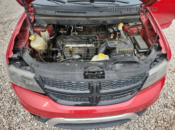 3C4PDCGB0HT621488 2017 DODGE JOURNEY Красный Вид подкапотного пространства