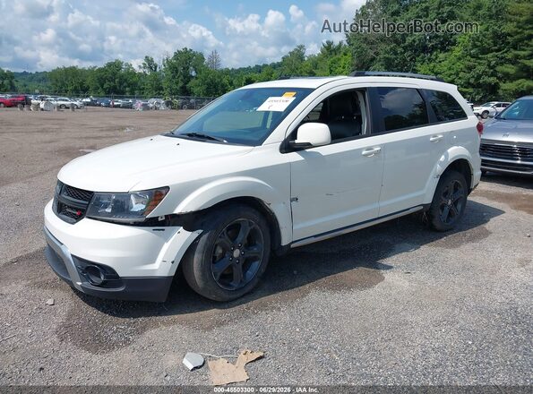 3C4PDCGB0LT270025 2020 DODGE JOURNEY White Առջևի ձախ երեք քառորդ տեսարան