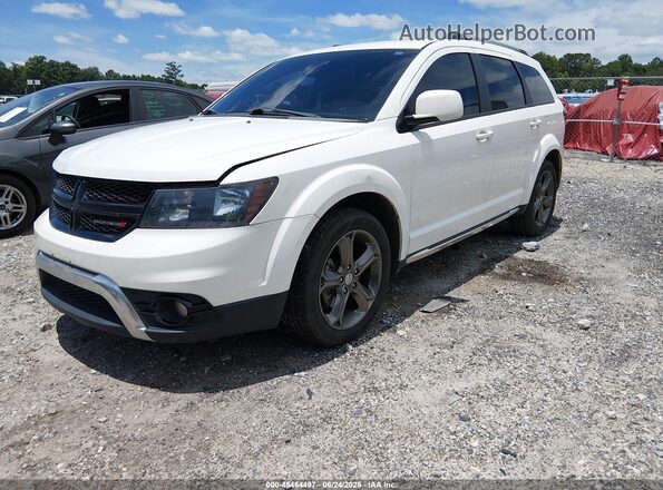 3C4PDCGB7HT517404 2017 DODGE JOURNEY White წინა მარცხენა ხედი სამი მეოთხედიდან
