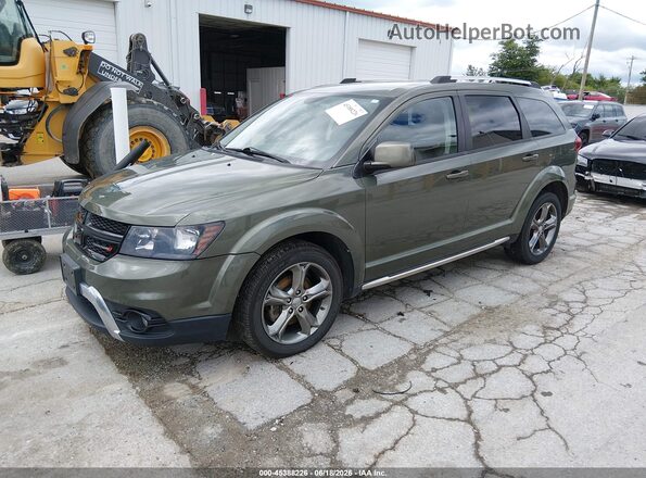 3C4PDCGB7HT559703 2017 DODGE JOURNEY Green წინა მარცხენა ხედი სამი მეოთხედიდან