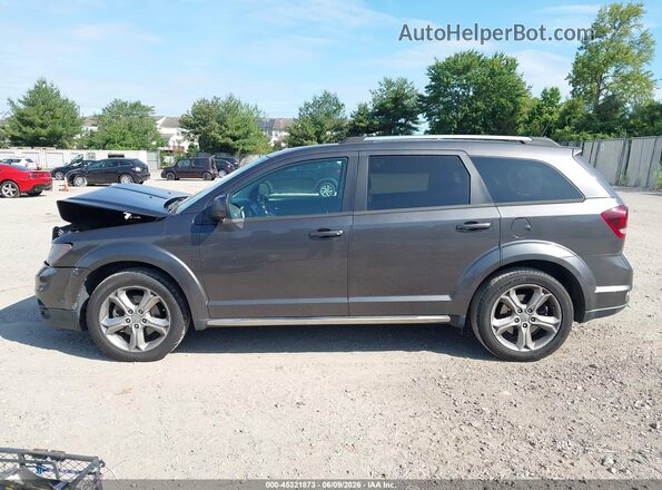 3C4PDCGBXHT525464 2017 DODGE JOURNEY Gray Սալոնի 360 աստիճան տեսք