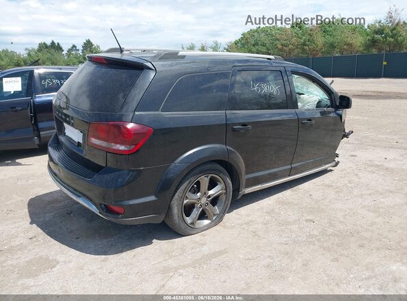 3C4PDCGBXHT582795 2017 DODGE JOURNEY Black უკანა მარჯვენა