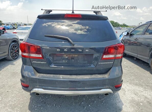 3C4PDCGG0JT257302 2018 DODGE JOURNEY Gray Вид ззаду