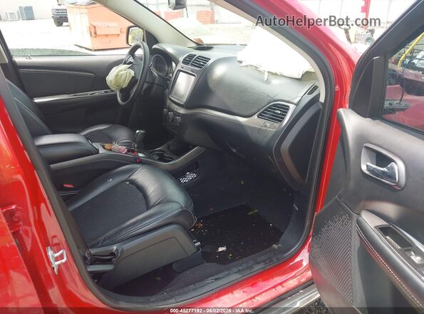 3C4PDCGG1HT594670 2017 DODGE JOURNEY Красный Вид салона спереди