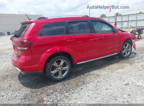 3C4PDCGG1HT594670 2017 DODGE JOURNEY Красный Задняя правая четверть