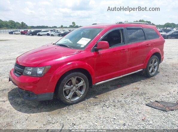 3C4PDCGG1HT594670 2017 DODGE JOURNEY Красный Передняя левая четверть