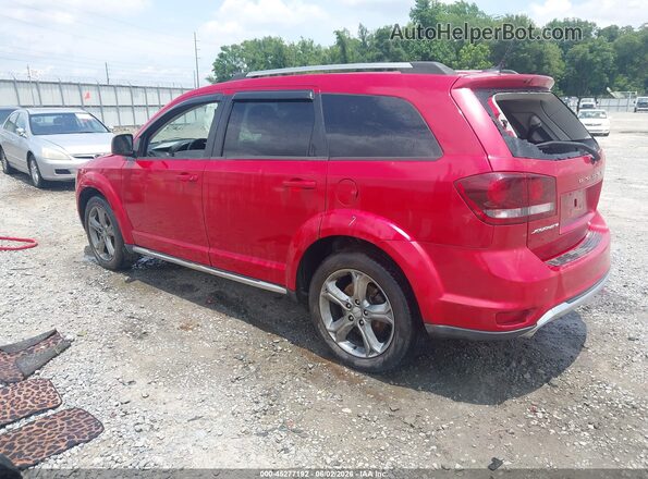 3C4PDCGG1HT594670 2017 DODGE JOURNEY Красный Задняя левая четверть