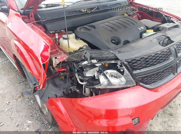 3C4PDCGG1HT594670 2017 DODGE JOURNEY Красный Вид спереди