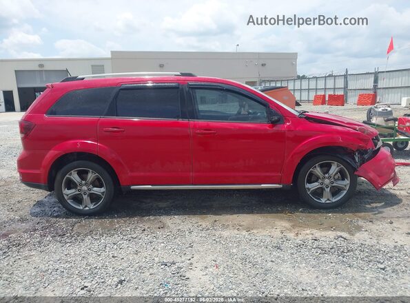 3C4PDCGG1HT594670 2017 DODGE JOURNEY Красный Вид задней части салона
