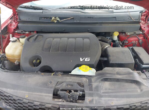 3C4PDCGG1HT594670 2017 DODGE JOURNEY Красный Вид сзади