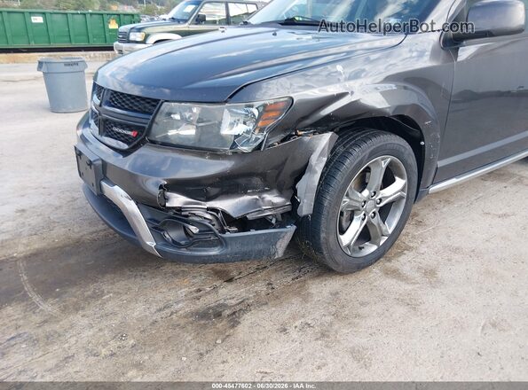 3C4PDCGG2HT573052 2017 DODGE JOURNEY Gray Вид спереду