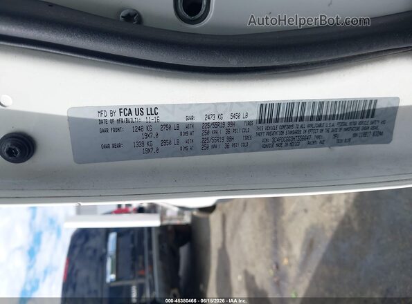 3C4PDCGG3HT556647 2017 DODGE JOURNEY White Engine compartment view