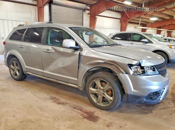3C4PDCGG3HT613686 2017 DODGE JOURNEY Серебряный Передняя правая четверть