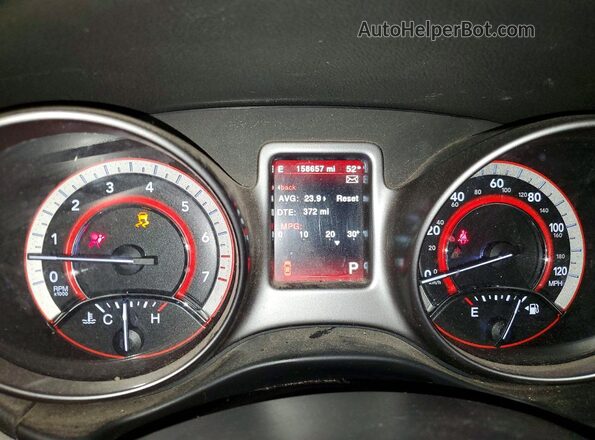 3C4PDCGG3HT613686 2017 DODGE JOURNEY Серебряный Вид щитка приборов