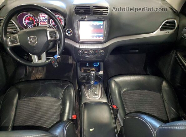 3C4PDCGG3HT613686 2017 DODGE JOURNEY Серебряный Вид панели приборов