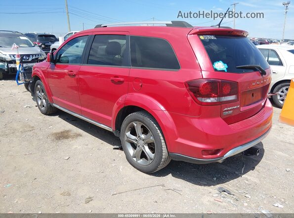 3C4PDCGG4HT542868 2017 DODGE JOURNEY Красный Задняя левая четверть