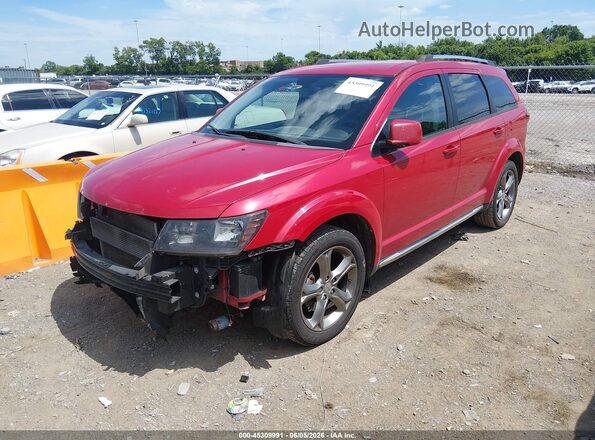 3C4PDCGG4HT542868 2017 DODGE JOURNEY Красный Передняя левая четверть