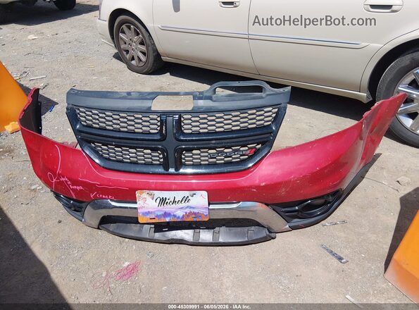 3C4PDCGG4HT542868 2017 DODGE JOURNEY Красный Вид щитка приборов