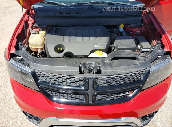 3C4PDCGG4JT228255 2018 DODGE JOURNEY Red უკანა სალონის ხედი