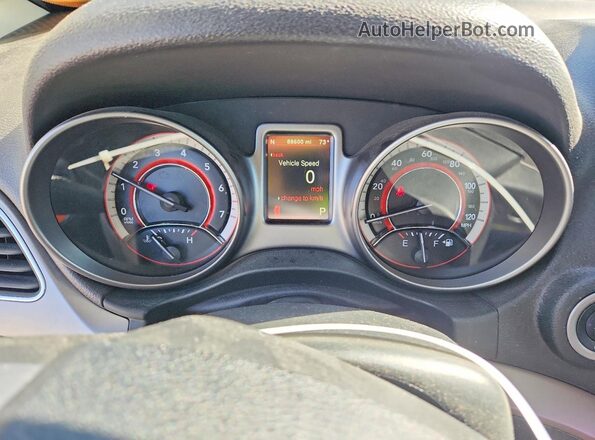 3C4PDCGG5JT141092 2018 DODGE JOURNEY White Vista del cuadro de instrumentos