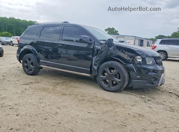 3C4PDCGG5JT370372 2018 DODGE JOURNEY Black Przód prawy