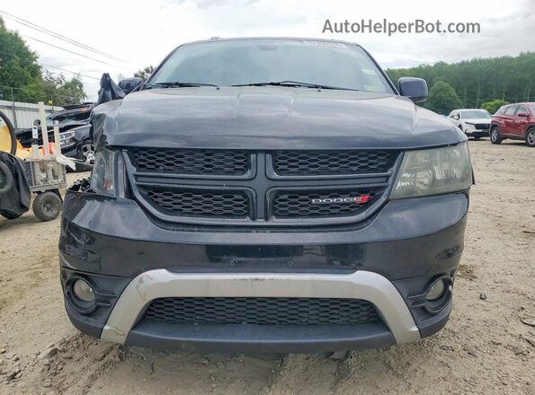 3C4PDCGG5JT370372 2018 DODGE JOURNEY Black Widok z przodu