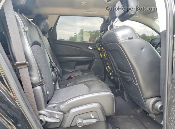 3C4PDCGG5JT370372 2018 DODGE JOURNEY Black Widok wnętrza z tyłu