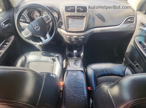 3C4PDCGG6HT644009 2017 DODGE JOURNEY Белый Вид панели приборов