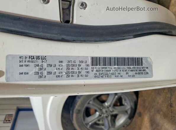 3C4PDCGG6JT156815 2018 DODGE JOURNEY White 