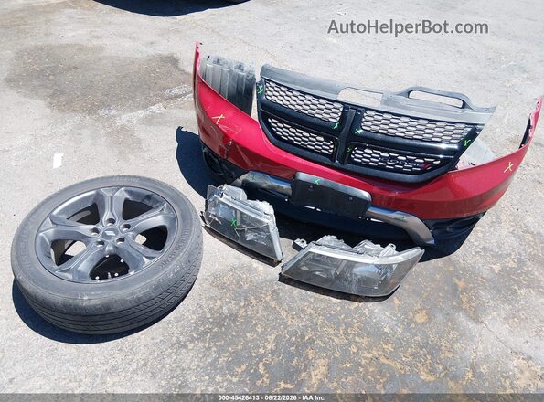 3C4PDCGG6JT379405 2018 DODGE JOURNEY Red Widok zestawu wskaźników