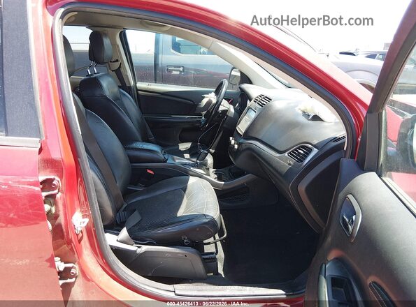 3C4PDCGG6JT379405 2018 DODGE JOURNEY Red Widok wnętrza z przodu