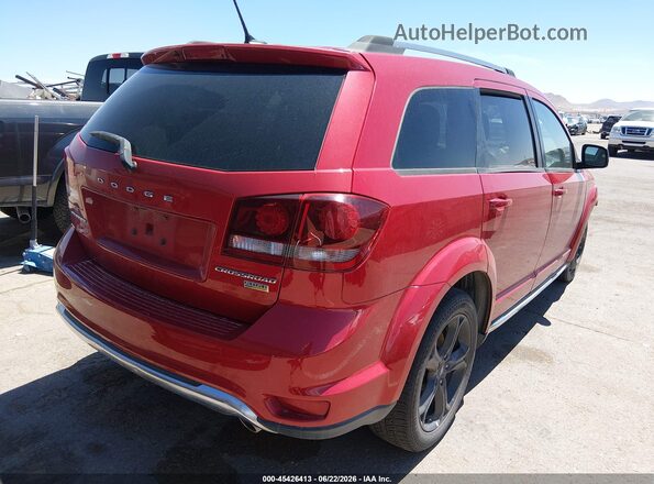 3C4PDCGG6JT379405 2018 DODGE JOURNEY Red Tył prawy