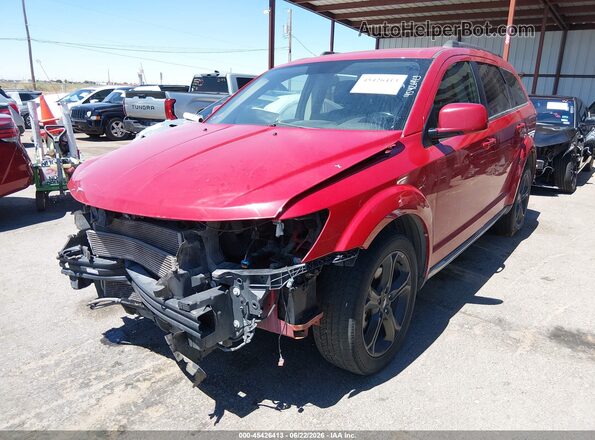 3C4PDCGG6JT379405 2018 DODGE JOURNEY Red Przód lewy