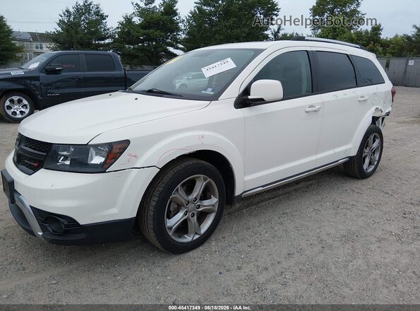 3C4PDCGG8HT625526 2017 DODGE JOURNEY White Przód lewy