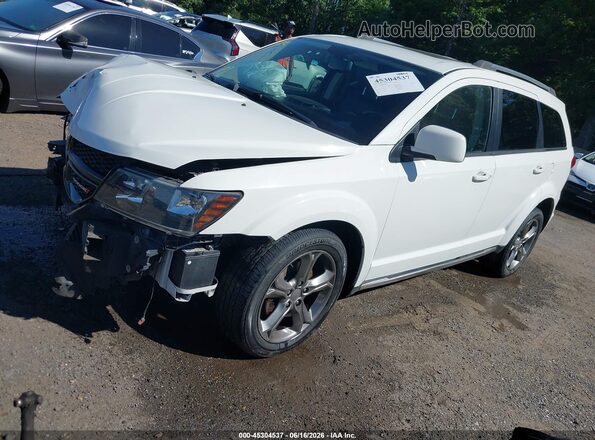 3C4PDCGG9HT613742 2017 DODGE JOURNEY White წინა მარცხენა ხედი სამი მეოთხედიდან