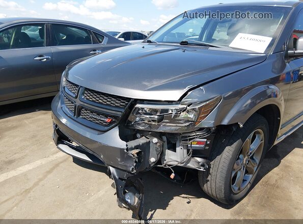 3C4PDCGGXJT215820 2018 DODGE JOURNEY Gray Вид спереду