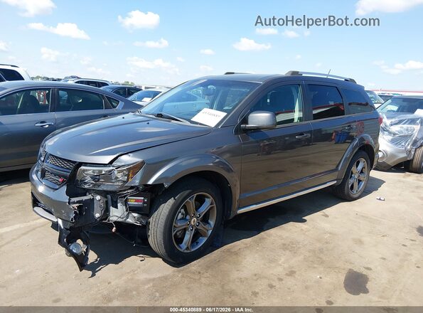 3C4PDCGGXJT215820 2018 DODGE JOURNEY Gray Передня ліва чверть