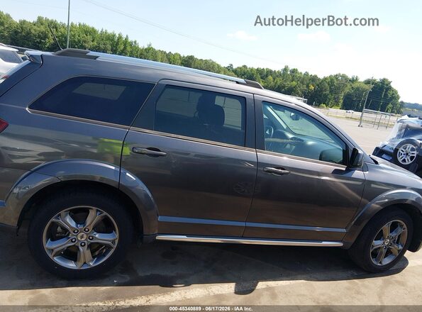 3C4PDCGGXJT215820 2018 DODGE JOURNEY Gray Вид задньої частини салону
