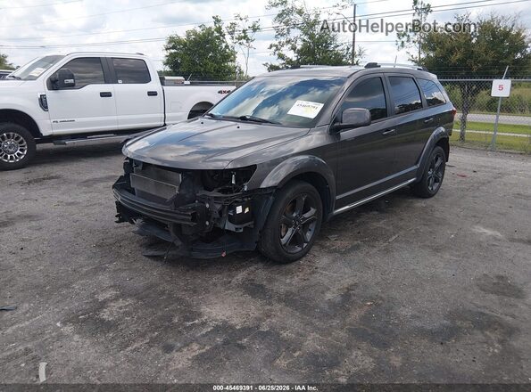 3C4PDCGGXJT505233 2018 DODGE JOURNEY Gray წინა მარცხენა ხედი სამი მეოთხედიდან