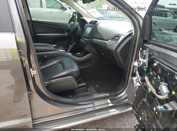 3C4PDCGGXJT505233 2018 DODGE JOURNEY Gray წინა სალონის ხედი