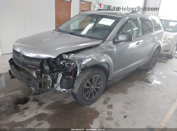 3C4PDDAG0HT596568 2017 DODGE JOURNEY Gray Przód lewy
