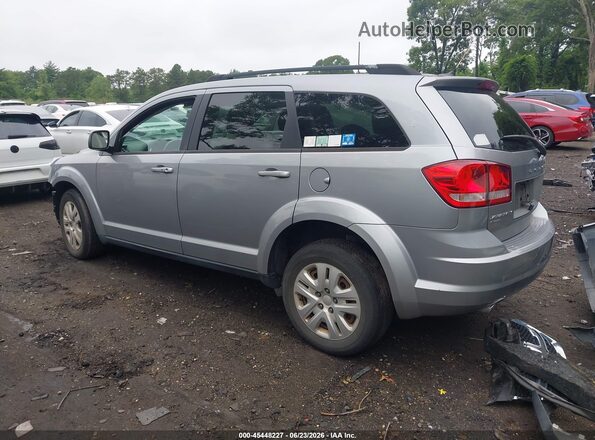 3C4PDDAG1GT125169 2016 DODGE JOURNEY Silver Rear left
