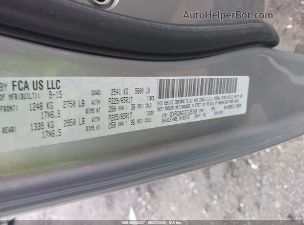 3C4PDDAG1GT125169 2016 DODGE JOURNEY Silver Engine compartment view